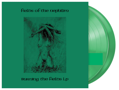 Fields of the Nephilim 'Burning the Fields LP' 2LP: Green vinyl & sleeve