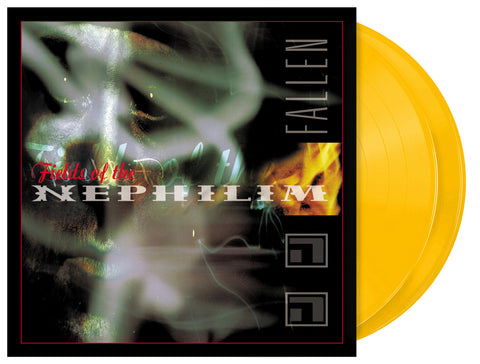 Fields of the Nephilim 'Fallen' 2LP yellow vinyl limited RSD left-overs - few