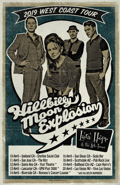 Hillbilly Moon Explosion 'The Sparky Sessions' RED vinyl limited edition LP