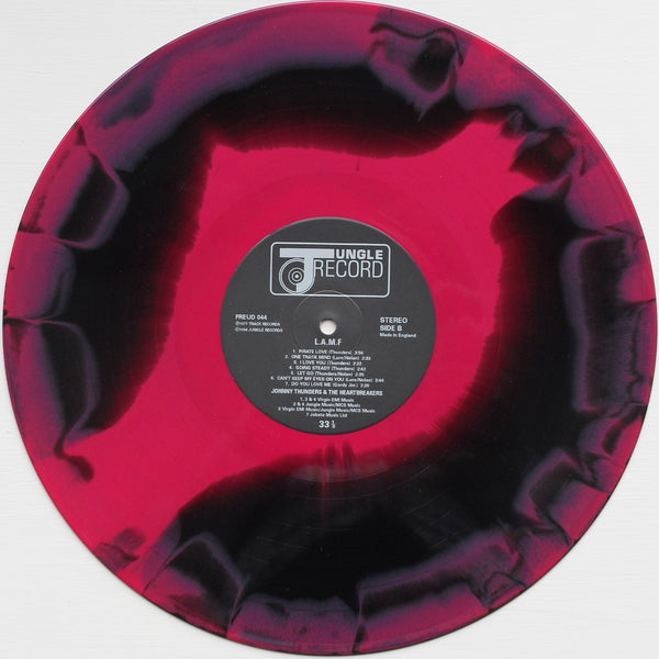 Johnny Thunders & the Heartbreakers 'L.A.M.F. the LOST '77 mixes' PINK & BLACK vinyl