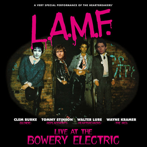 Lure, Burke, Stinson & Kramer 'L.A.M.F. Live at the Bowery Electric' blue vinyl LP