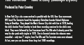 Roland Alphonso, The Terrorists, The Offs 'Max's SKAnsas City' LP in limited milky white vinyl