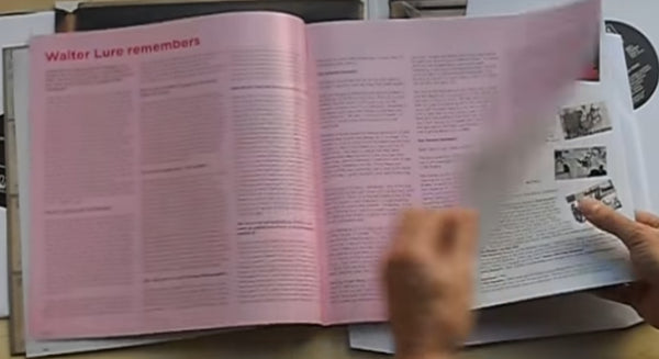 Heartbreakers 'L.A.M.F. Definitive Edition' 16-page 12" BOOKLET (only) from the deleted 3LP vinyl release