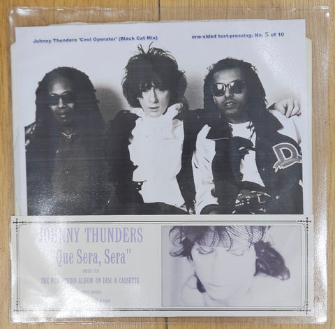 Johnny Thunders 'Cool Operator (Black Cat mix)' one-sided test pressing - limited edition of 10