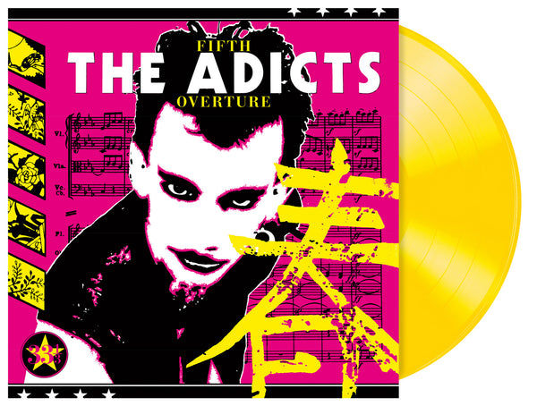 The Adicts 'Fifth Overture' yellow vinyl limited RSD LP