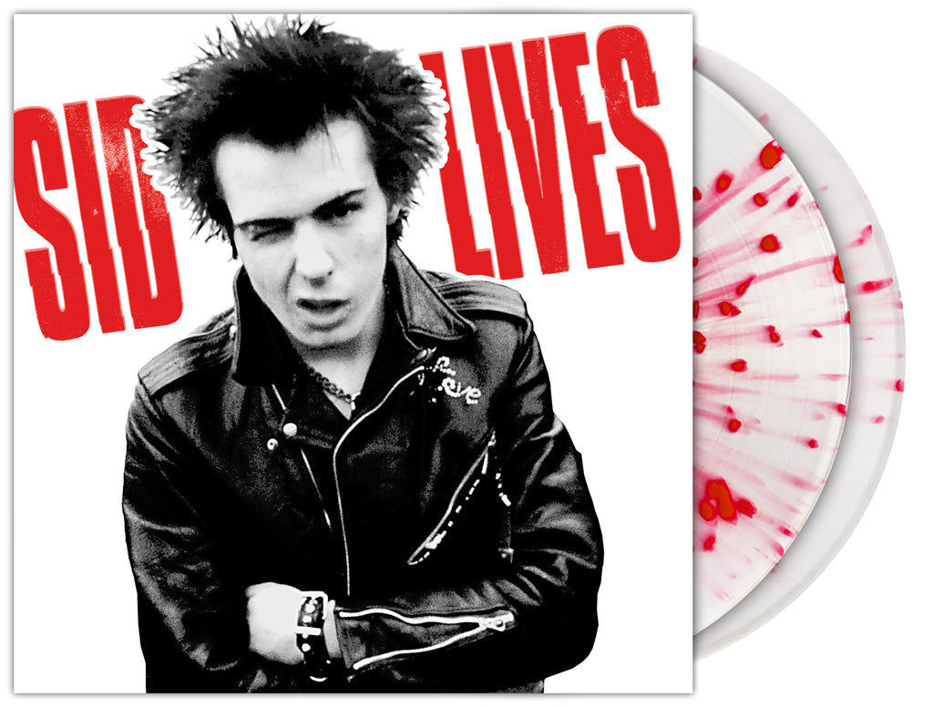 Sid Vicious 'Sid Lives' 2xLP in BLOOD-SPLATTERED vinyl, limited edition. Four of his last-ever gigs.