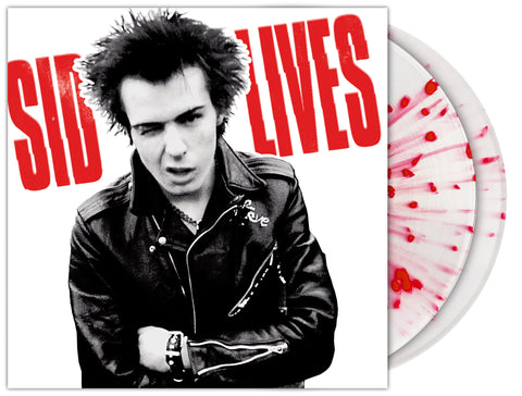 Sid Vicious 'Sid Lives' 2xLP in BLOOD-SPLATTERED vinyl, limited edition. Four of his last-ever gigs.