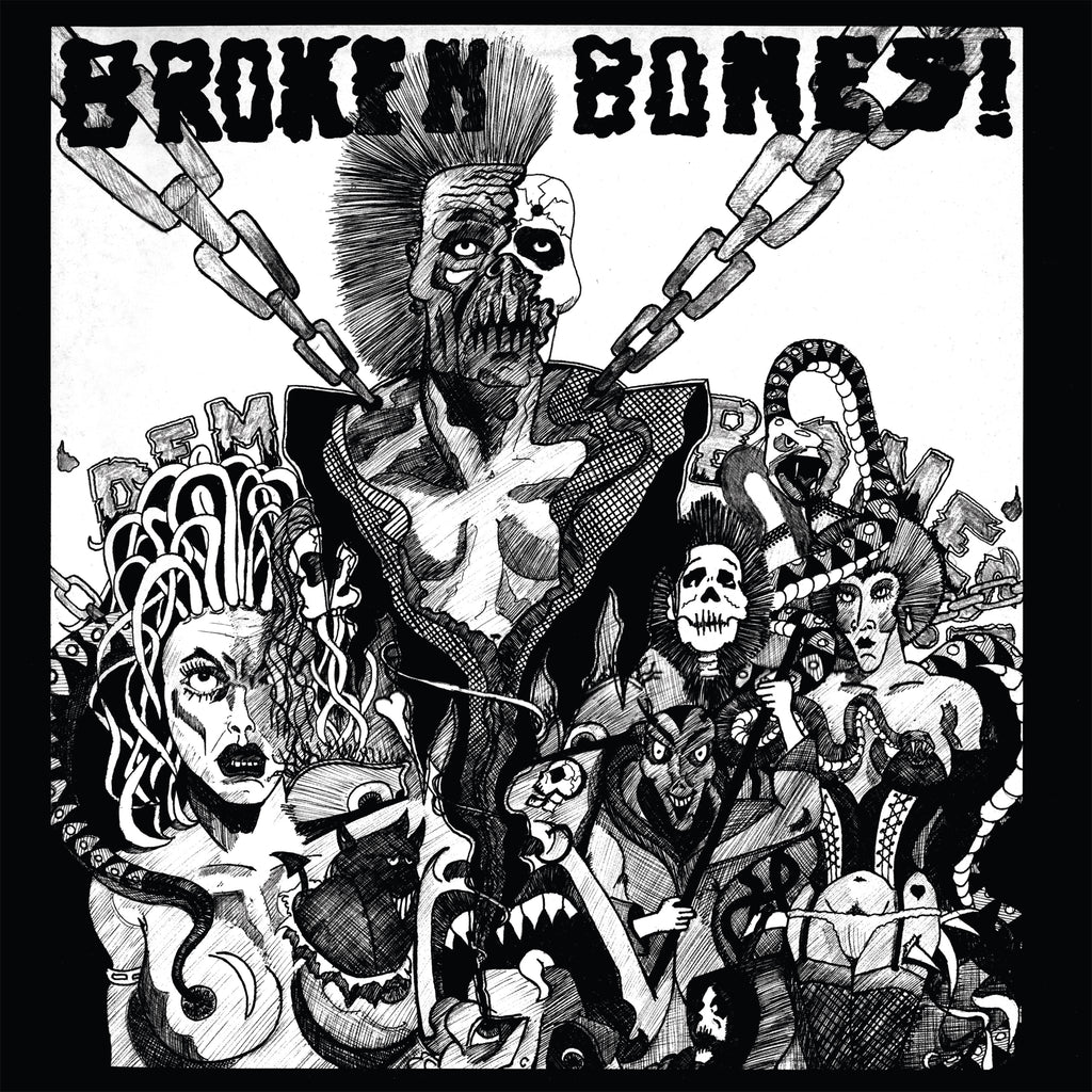 Broken Bones 'Dem Bones'/'Decapitated' CD debut 1984 + singles '83-86 ex-Discharge