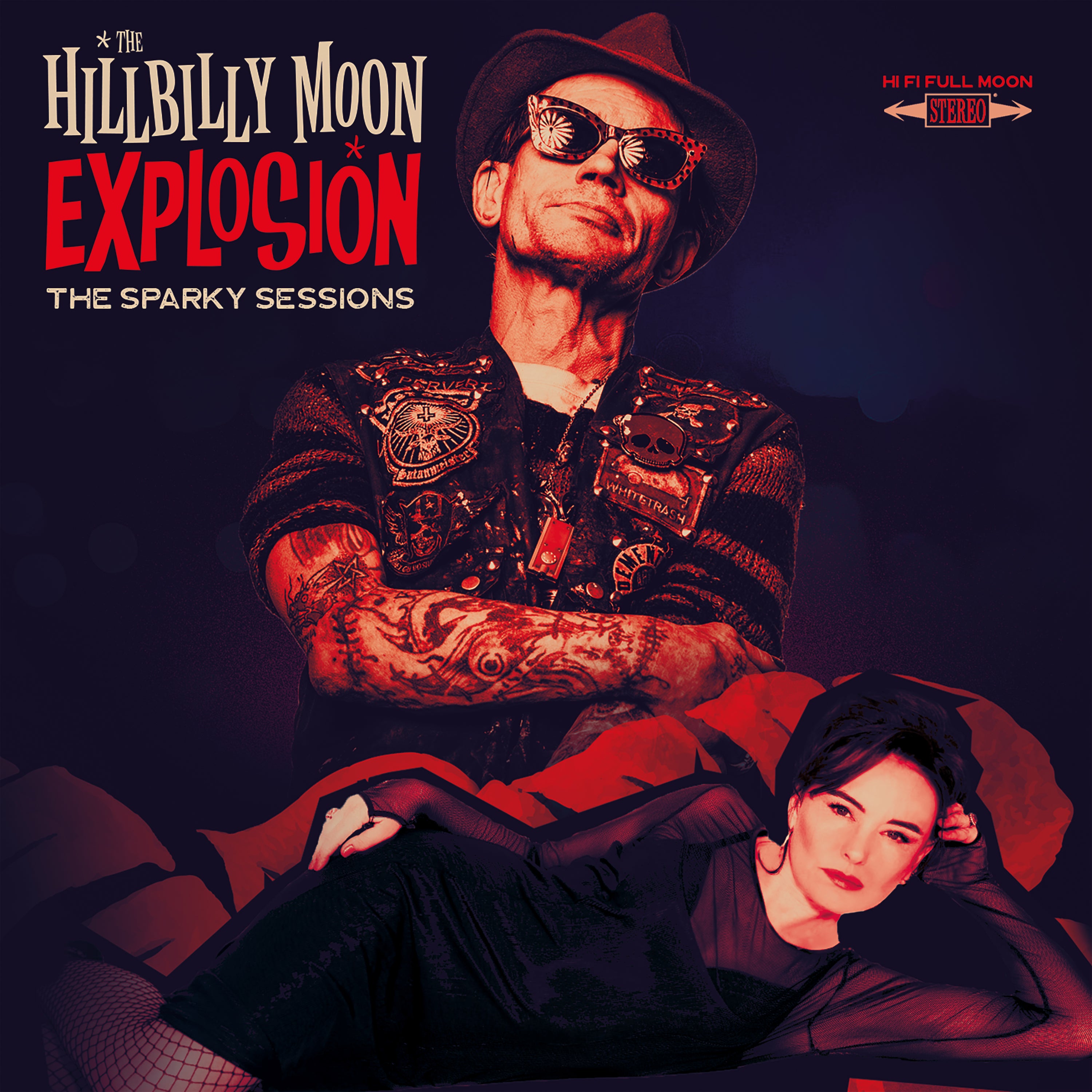 Hillbilly Moon Explosion 'The Sparky Sessions' RED vinyl