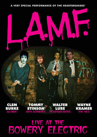 Lure, Burke, Stinson & Kramer 'L.A.M.F. Live at the Bowery Electric' DVD video NTSC all areas